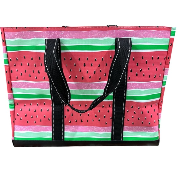 Scout Original Deano in Melondramatic pattern large tote bag. - Picture 3 of 9